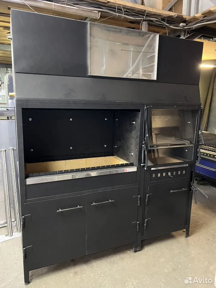 Мангал с гидрофильтром и хоспером